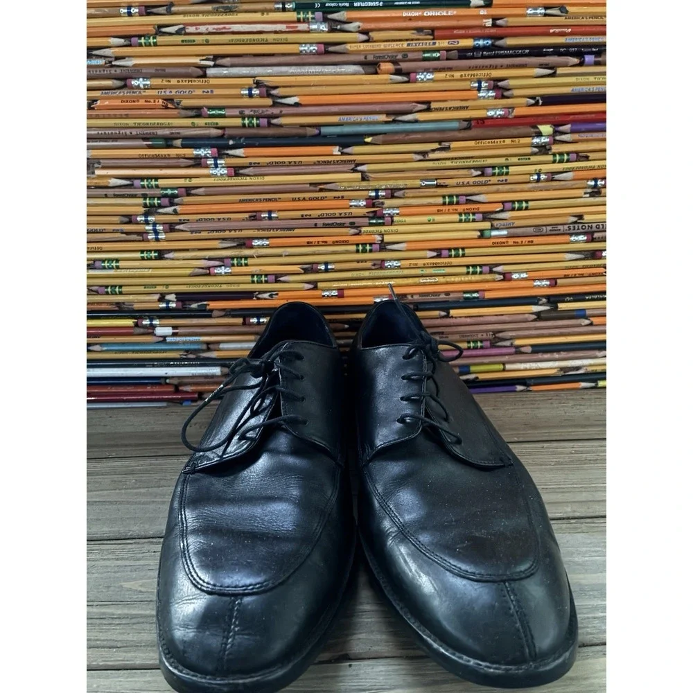 Cole Haan Black Oxford Shoes Leather Mens‎ Size 10M Formal Business